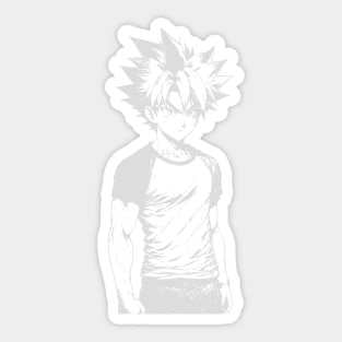 Fan Art Of Goku 09 Sticker